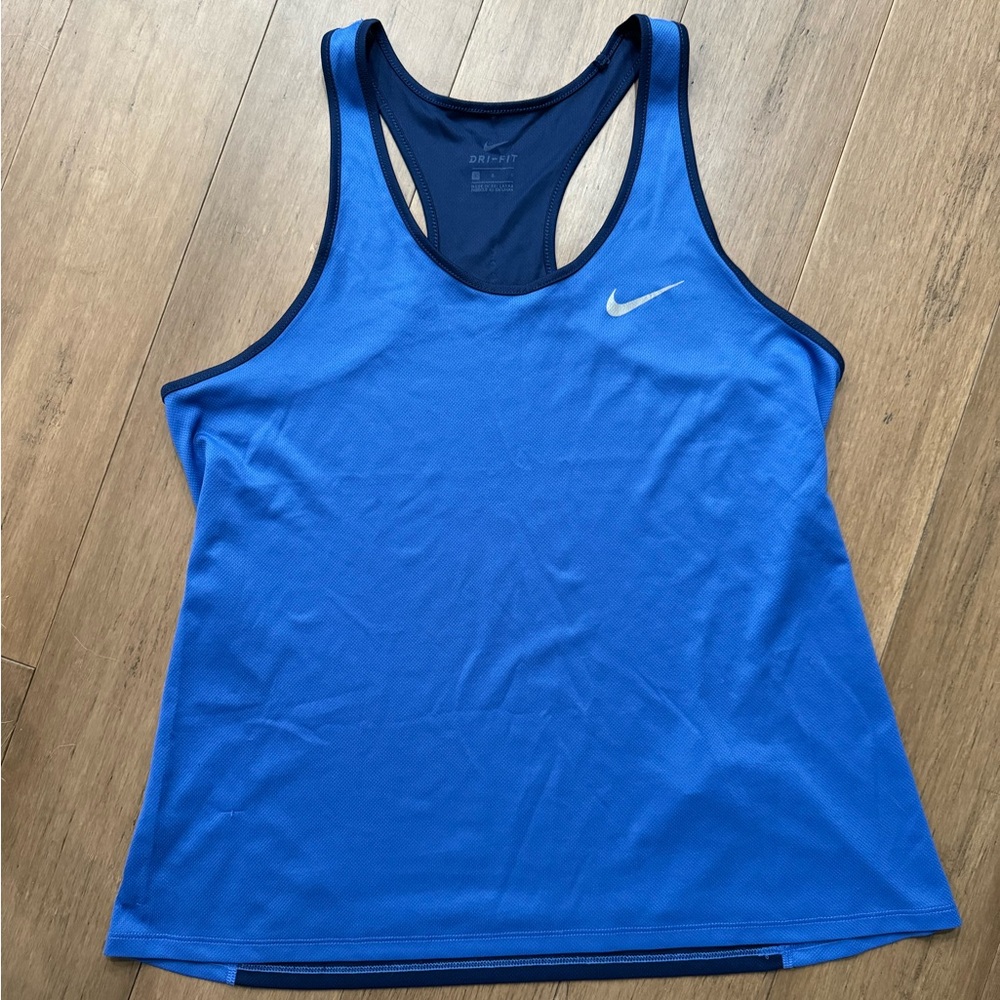 Nike dri-fit blue athletic tank